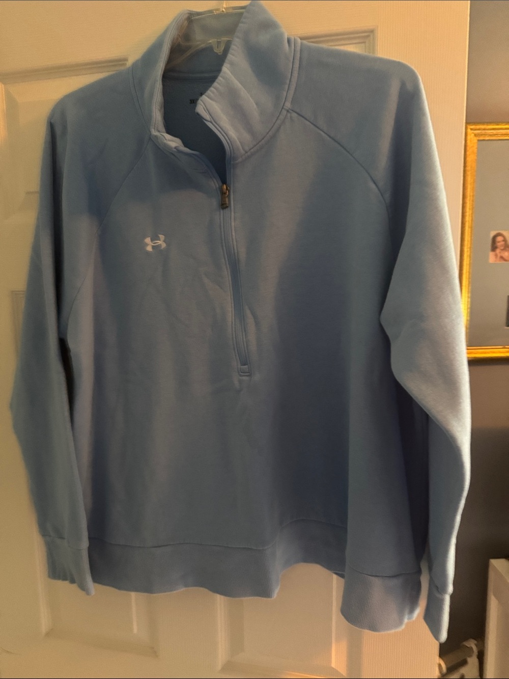 Under Armour Men’s Light Blue Half-Zip Pullover